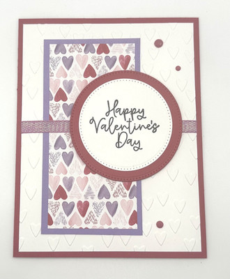 Stampin' Up! Valentine's Day Card w/Env UNLIMITED CARDS SHIP FOR $4.95!