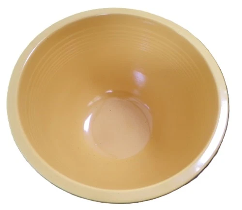 Fiesta Vintage Mixing Bowl Yellow #7 Excellent Gorgeous Condition 11"X&7"