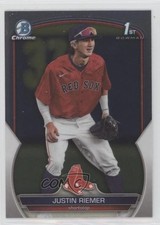 2023 Bowman Draft Chrome Justin Riemer #BDC-182 6tw