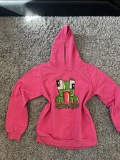 Pink Hoodie In Excellent Condition. UK size 8