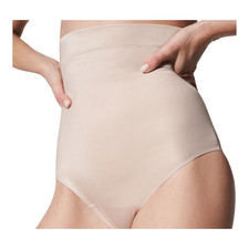 SPANX Suit Your Fancy Champagne Beige High Waisted Shapewear Size Small