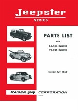 1967-1971 Jeep Jeepster Parts Book