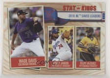 2019 Big League Stat Kings Felipe Vazquez Vázquez Kenley Jansen Wade Davis 2ol