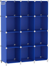12 Cube Storage Organizer,Cube Closet Organizers  Storage Shelves,DIY Stackable