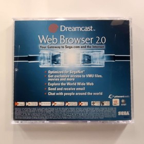 No Game, Box Only - PlanetWeb Web Browser 2.0 - Sega Dreamcast Authentic