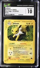 Jolteon H12/H32 Skyridge Holo Rare CGC 10 GEMT MINT Vintage EReader Pokemon Card on eBay