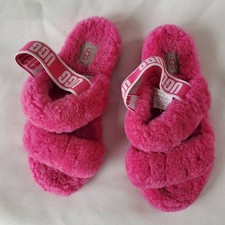 UGG Oh Fluffita Sheepskin Sandals Size 6