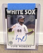 2021 Topps Update Series - 1986 Topps Baseball Autographs Luis Robert #86A-LR 