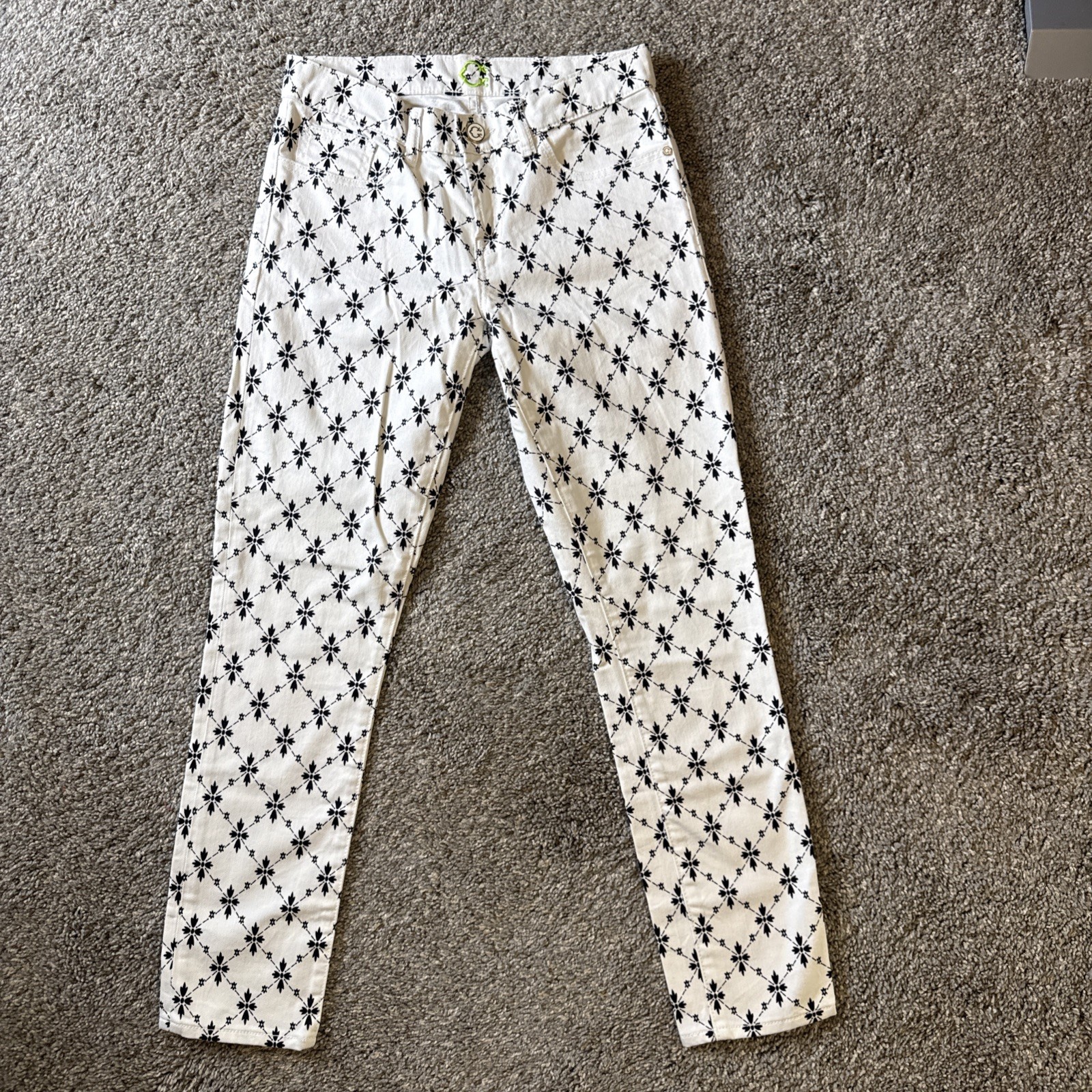 C. Wonder Women’s Jeans Skinny Crop Low Rise White Size 26
