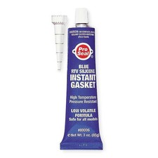 Pro Seal Sensor-Safe RTV Gasket Maker, 3 oz, Blue, Temp Range -75 to 500 Degrees