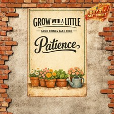 Funny Garden Saying Tin Sign Sometimes Metal Plaque Home Decor