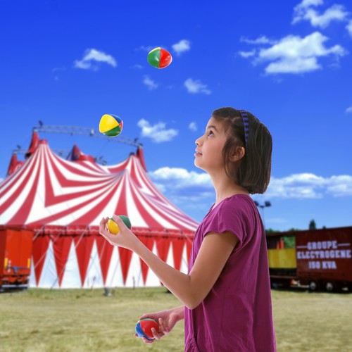 Jonglierbälle Jonglier-Set Zirkus-Bälle bunt 100 g Anfänger-Jonglierbälle - Bild 2 von 7