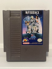 Nintendo NES Beetlejuice Game Cartridge (authentic) Cleaned - Tested
