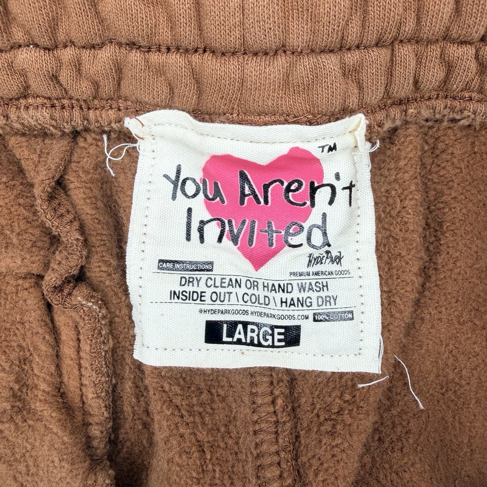 Hyde Park invited Joggers (Brown) Men's L