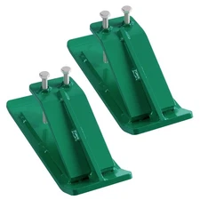 2Pc Tractor Bucket Protector Ski Edge Protector with Double Lock Nuts and Bolts