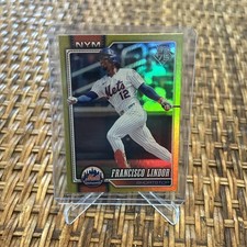 2026 Topps Series 1 Francisco Lindor Yellow Rainbow Foil /399