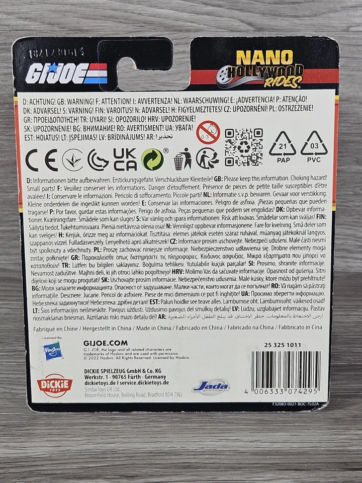 Jada Metals Nano Hollywood Rides G.I. JOE Die-cast Vehicle 3-Pack  - Image 2 of 2