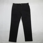 Tommy Bahama Men Pants 35x32 Boracay Island Flat Front Chino Black Stretch New