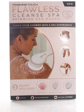 Finishing Touch Flawless Cleanse Spa Spinning Spa Brush 3 Heads NEW. SEALED