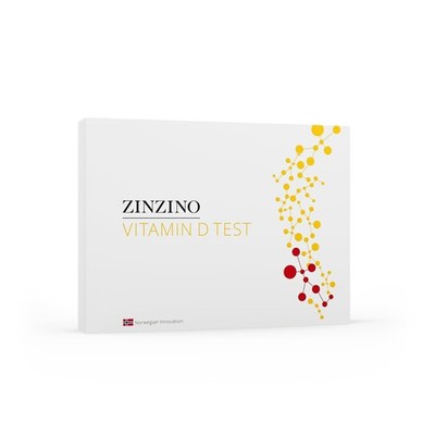 ZinZino Vitamin D Home Test - D3 Levels from 3 Sources - Lab Analysis Kit