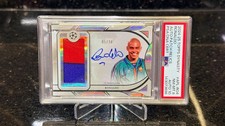 2024-25 TOPPS DYNASTY RONALDO GAME-WORN PATCH ON-CARD AUTO 5/10 BARCELONA