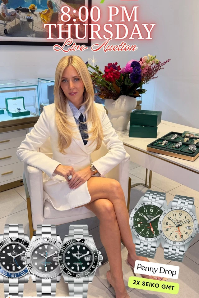 GET WATCHED LIVE! WATCHES NO RESERVE! ROLEXES & PENNY DROP DEALS 🚨