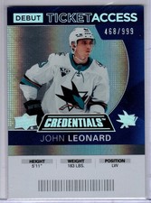 2020-21 UD Credentials Keegan Kolesar Debut Ticket Access Rookie Card # 66. rookie card picture