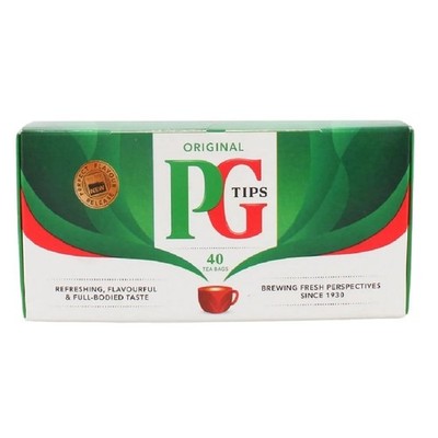 Black Tea, Non-Pyramid Tea Bags, 40 Count (Pack of 2)