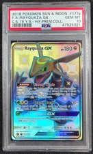 ✨ PSA 10 2018 Pokémon Sun & Moon 177a Shinning Rayquaza GX Hidden Fates