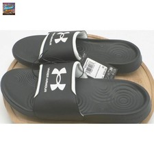 Under Armour Men's Ignite Select Slides - Black/White, Size 13
