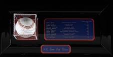 500 HOME RUN HITTERS - AUTOGRAPHED SIGNED BASEBALL WITH CO-SIGNERS