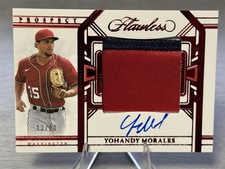 🔥⚾️YOHANDY MORALES 2024 Panini Flawless Prospect Patch Auto Ruby /20 #NATS!⚾️🔥