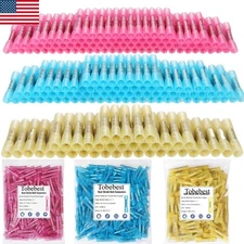 500/200PCS Waterproof Heat Shrink Butt Wire Splice Crimp Connectors Terminals
