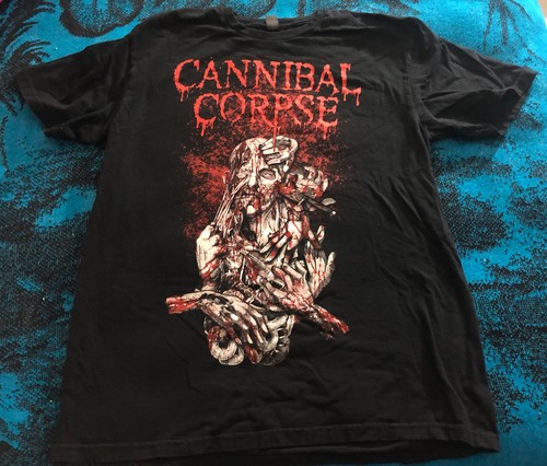 Cannibal Corpse Shirt Large - Carcass Entombed Deicide Morbid Angel Dismember