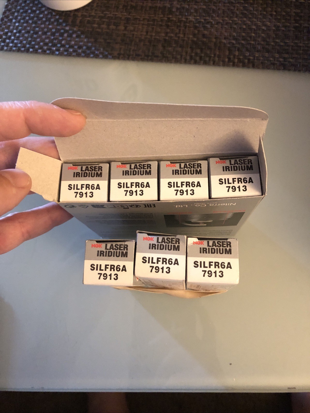  7x NGK 7913 Laser  Iridium Spark Plugs SILFR6A OEM GENUINE SHIP SAME DAY 