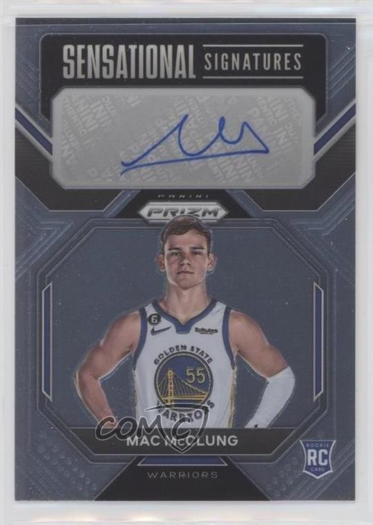 2022-23 Panini Prizm Sensational Signatures Mac McClung #SS-MM Auto 06mc