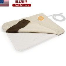 Heated Pet Bed Replacement Cover Soft Breathable Polyester Machine Washable New