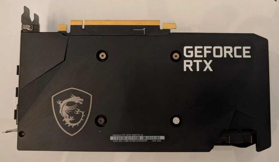 MSI GeForce RTX 3070 8GB GDDR6 Video Graphics Card Ventus 2X OC--- FREE SHIPPING - Image 2 of 4