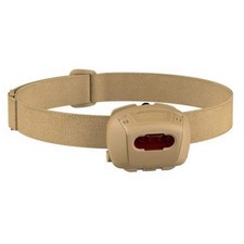PRINCETON TEC QUAD-TAC-SD Tactical Headlamp,LED,Tan PK 3