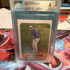 SCOTTIE SCHEFFLER RARE 2022 SPORTS ILLUSTRATED FOR KIDS SI GOLF BGS 4 MASTERS
