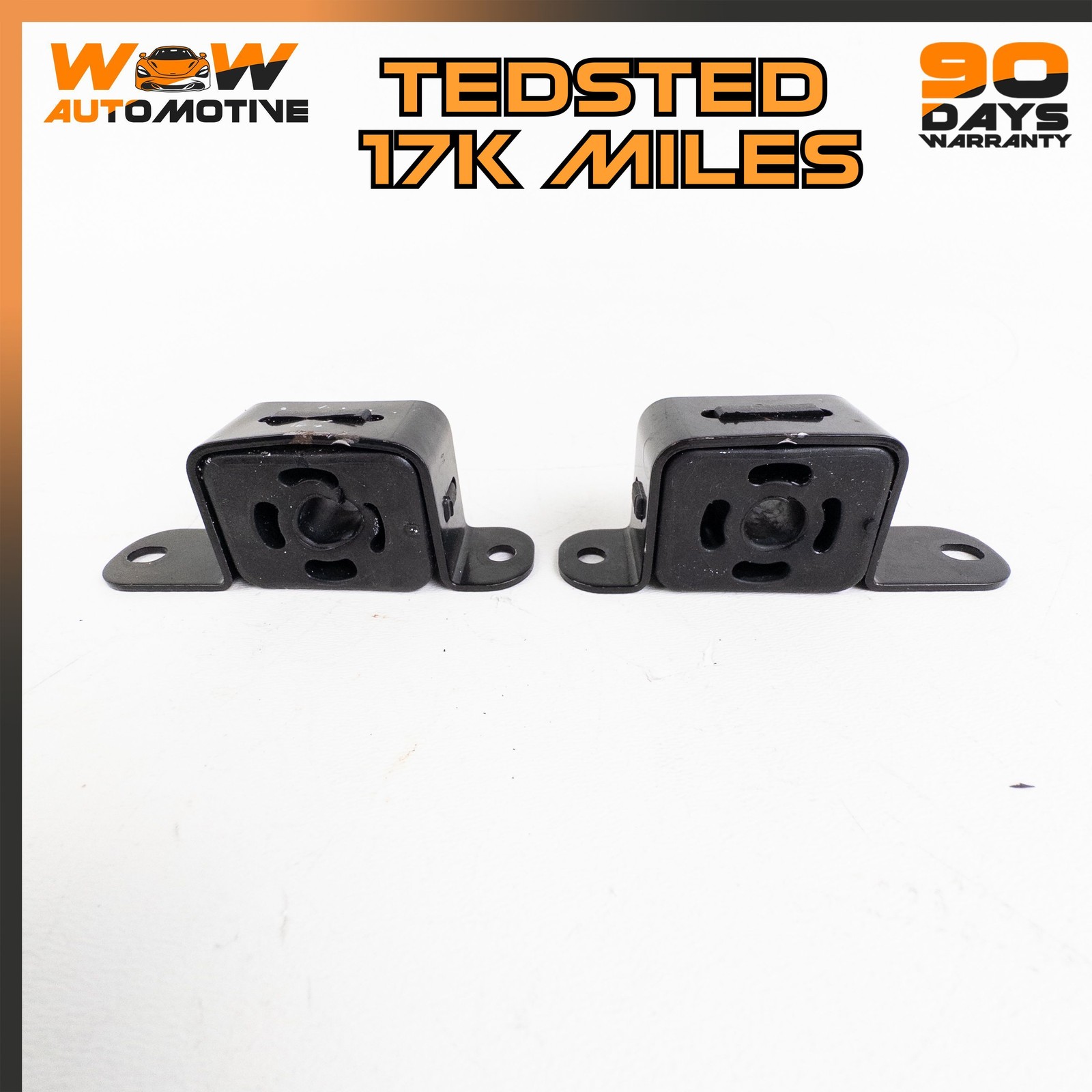 05-26 ASTON MARTIN V8 VANTAGE DB9 FRONT LEFT RIGHT EXHAUST SYSTEM HANGER SET OEM