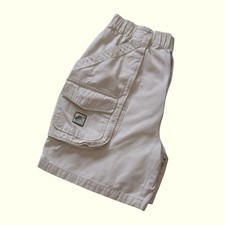 PESCA VINTAGE ANNI 90 Y2K KAKI CARGO 6" PANTALONCINI KEY LARGO TASCA GRANDE OUTDOOR TAN TAGLIA M