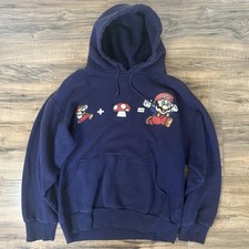 Mario Hoodie Youth Medium Navy