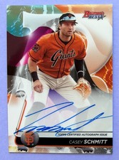 2020 Bowman's Best Casey Schmitt On-Card Auto #B20-CS - SFG Rookie. rookie card picture