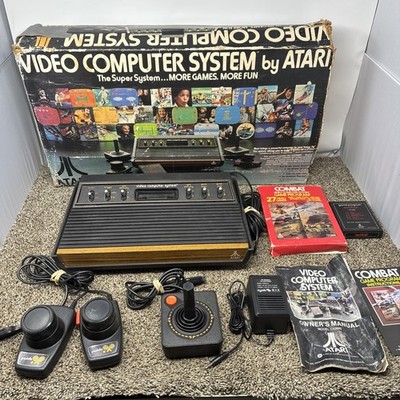 Atari 2600 Console Original 6 switch Console In Box Joystick game WORKING lot
