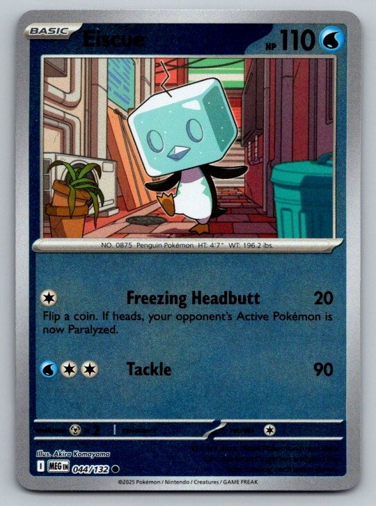 Eiscue ME01: Mega Evolution 044/132 NM Reverse Holo