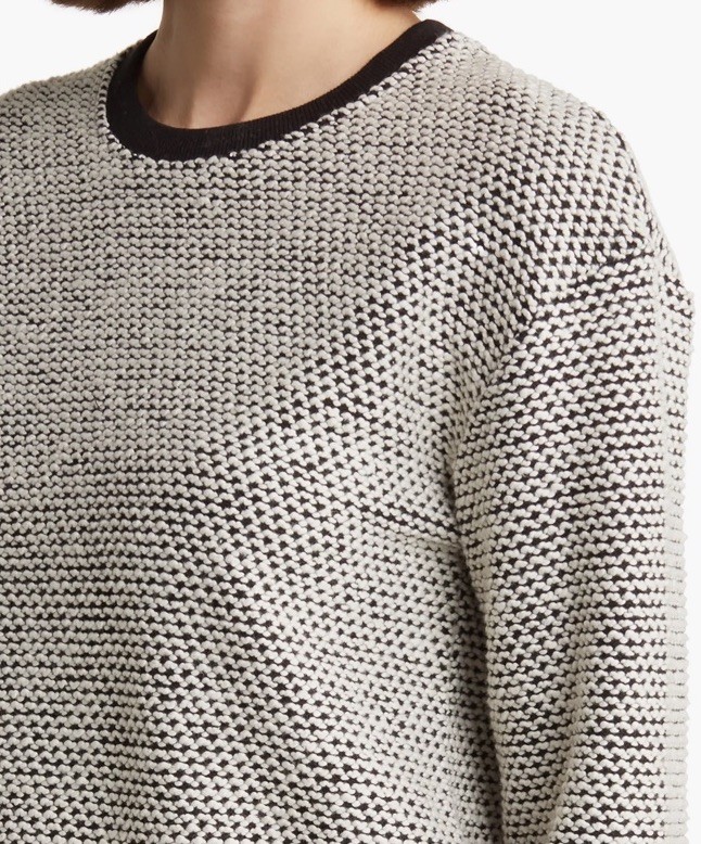 Marine Layer Textured Knit Pullover Sweatshirt S … - image 6