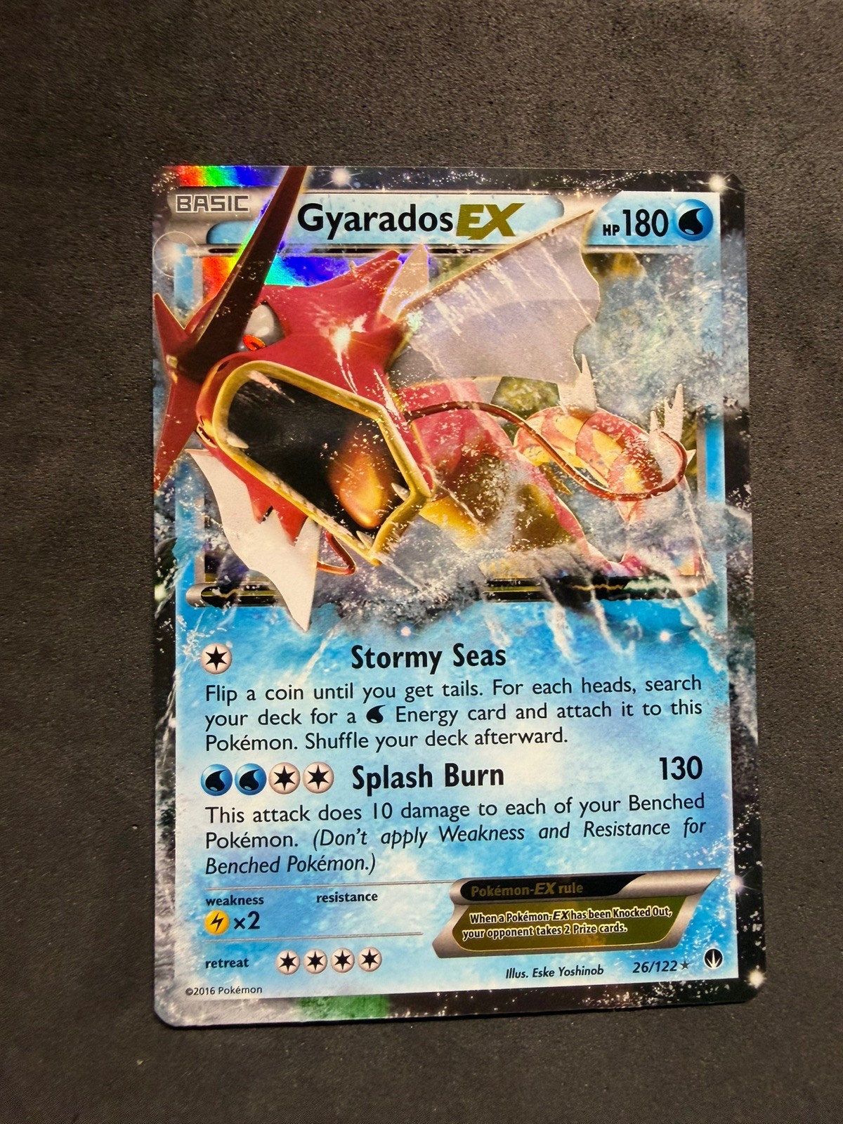 Pokemon 2016 BREAKpoint Gyarados-EX #26/122