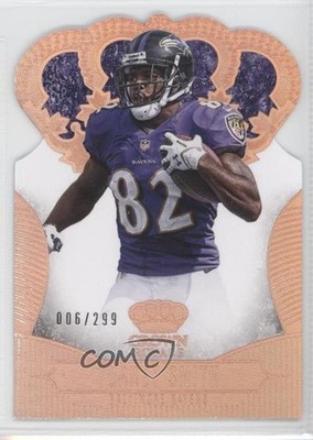 2013 Panini Crown Royale Retail Bronze Holo Die-Cut 6/299 Torrey Smith #93 1s8