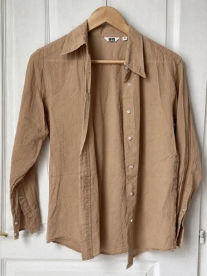 UNIQLO U Chemise coloris Rosy Brown, taille XS, très bon état - Photo 1/4